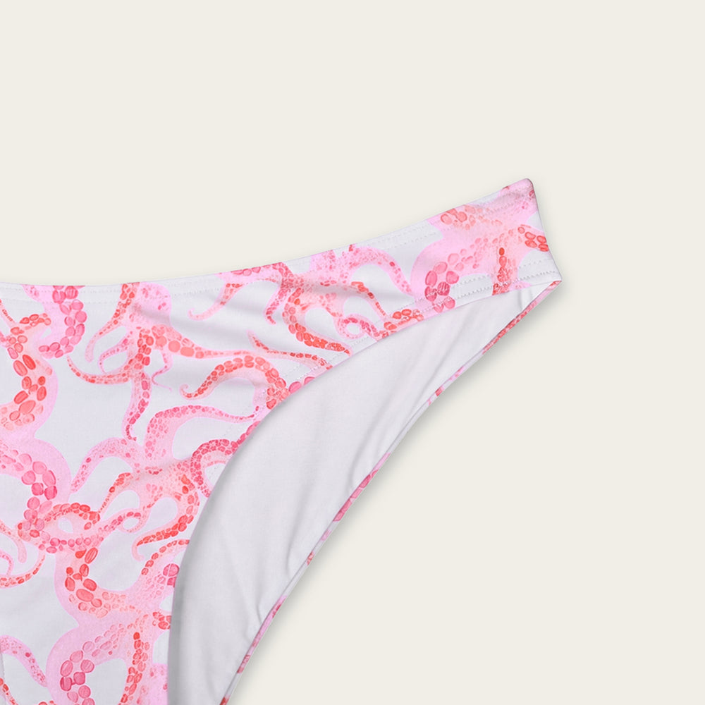 High-Cut Slip Octopus Pink - Bikini_Bottom - K A M P O S