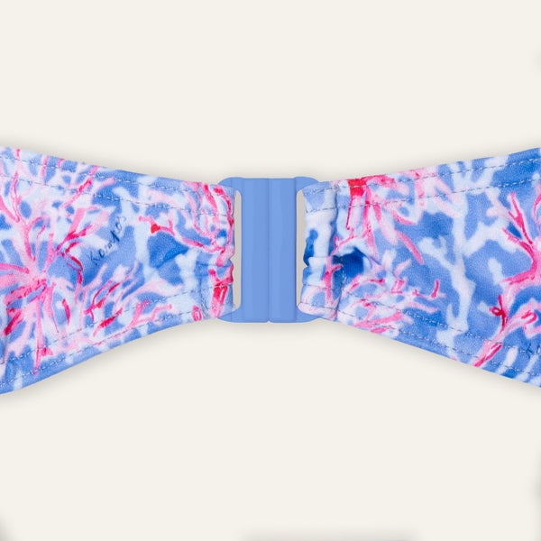 Bandeau Top Coral Red - Bikini_Top - K A M P O S