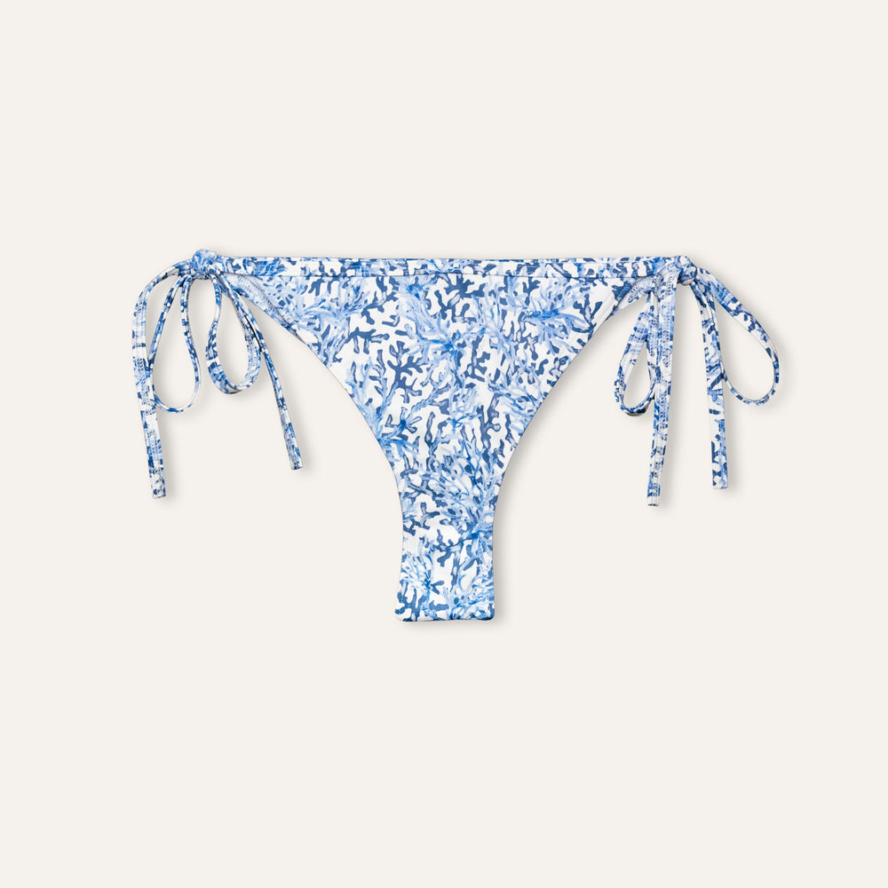 Brazilian Slip Coral Blue - Bikini_Bottom - K A M P O S