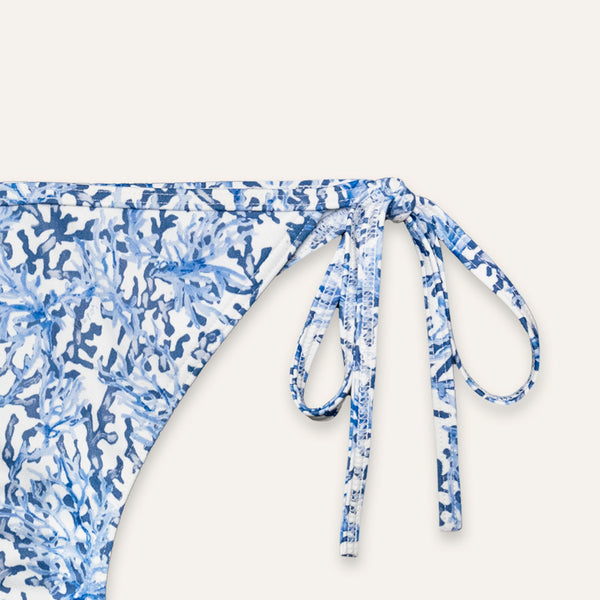 Brazilian Slip Coral Blue - Bikini_Bottom - K A M P O S