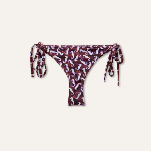 Brazilian Slip Seahorse Burgundy - Bikini_Bottom - K A M P O S