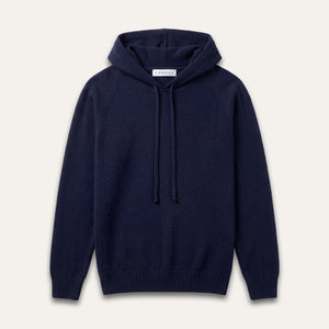Cashmere Hoodie Navy - Hoodie - K A M P O S