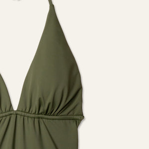 Classic One Piece Olive - Onepieceswimsuit_Woman - K A M P O S