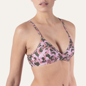 Full Cup Top Octopus Olive - Bikini_Top - K A M P O S