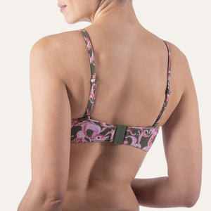 Full Cup Top Octopus Olive - Bikini_Top - K A M P O S