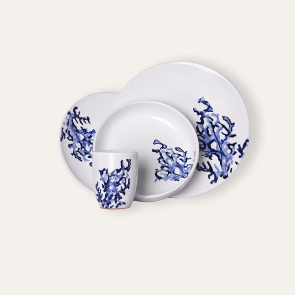 Glass Coral Blue - Pottery - K A M P O S