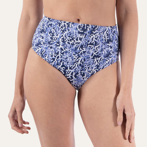 High Waisted Slip Coral Deep - Bikini_Bottom - K A M P O S
