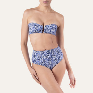 High Waisted Slip Coral Deep - Bikini_Bottom - K A M P O S