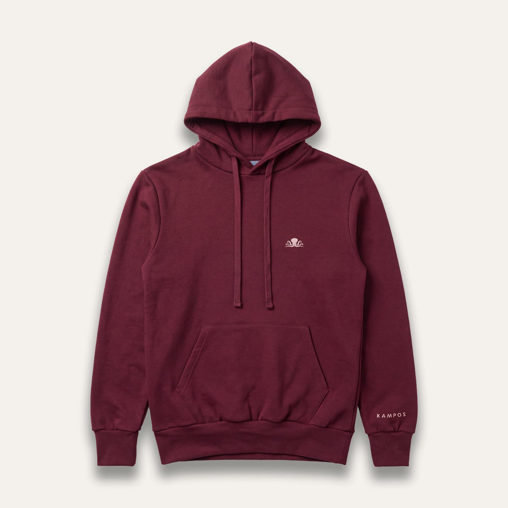 Hoodie Octopus Burgundy - Hoodie - K A M P O S