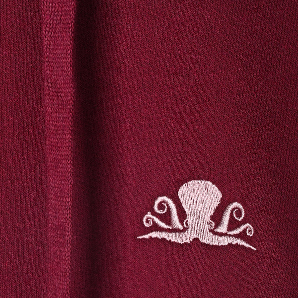 Hoodie Octopus Burgundy - Hoodie - K A M P O S