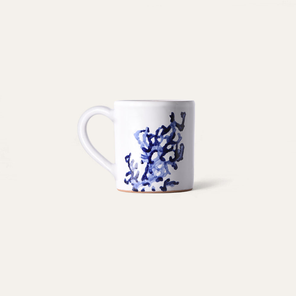 Mug Coral Blue - Pottery - K A M P O S