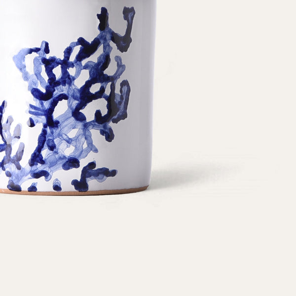 Mug Coral Blue - Pottery - K A M P O S