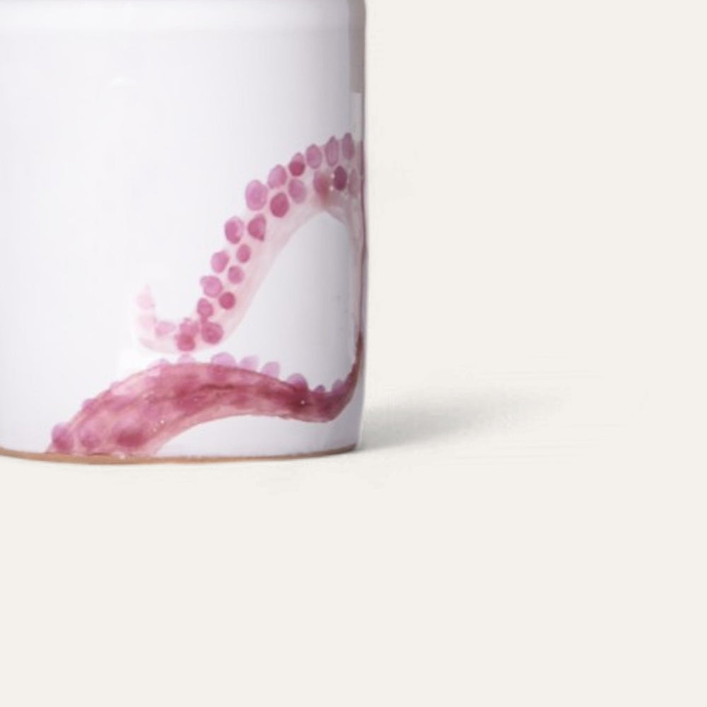 Mug Octopus Pink - Pottery - K A M P O S