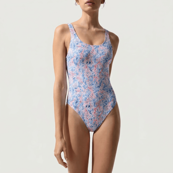 Olympic Coral Red - Onepieceswimsuit_Woman - K A M P O S