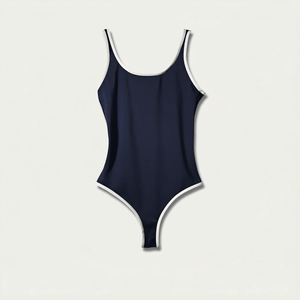Olympic Navy (White) - Onepieceswimsuit_Woman - K A M P O S