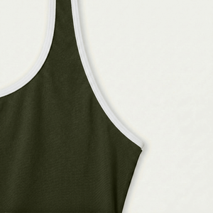 Olympic Olive - Onepieceswimsuit_Woman - K A M P O S