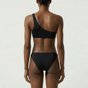 One - Shoulder Top Black - Bikini_Top - K A M P O S
