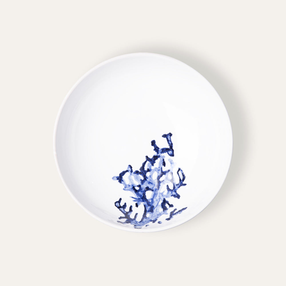 Salad Bowl Coral Blue - Pottery - K A M P O S