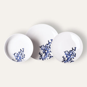Side Plate Coral Blue - Pottery - K A M P O S