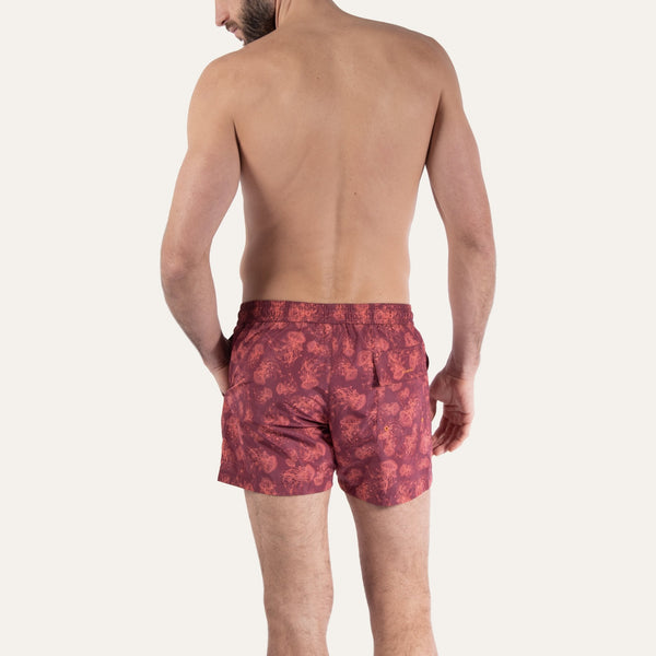 Swim Shorts Jellyfish Red - Swimshorts_Man - K A M P O S