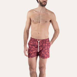 Swim Shorts Jellyfish Red - Swimshorts_Man - K A M P O S