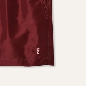 Swim Shorts Long Burgundy - Swimshorts_Man - K A M P O S