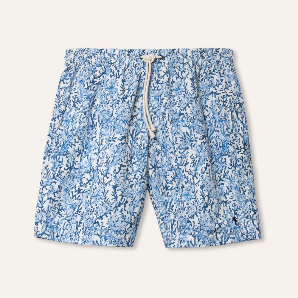 Swim Shorts Long Coral Blue - Swimshorts_Man - K A M P O S