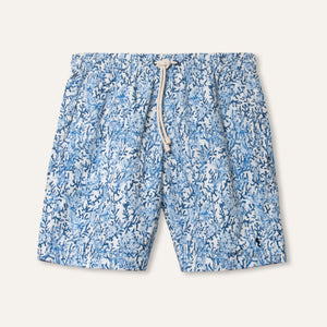 Swim Shorts Long Coral Blue - Swimshorts_Man - K A M P O S