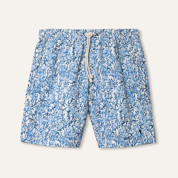 Swim Shorts Long Coral Blue - Swimshorts_Man - K A M P O S