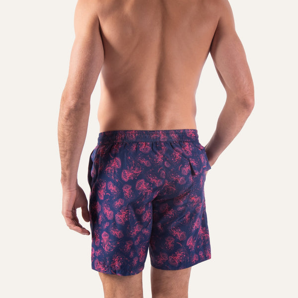 Swim Shorts Long Jellyfish Navy - Swimshorts_Man - K A M P O S