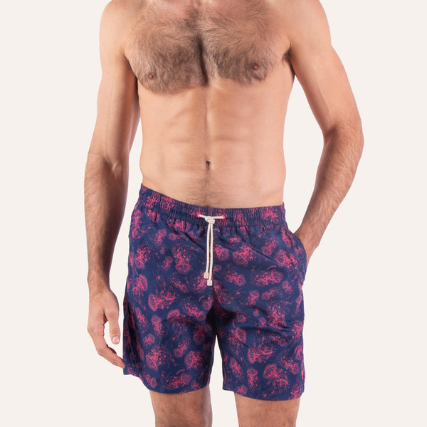Swim Shorts Long Jellyfish Navy - Swimshorts_Man - K A M P O S