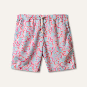 Swim Shorts Long Octopus Blue - Swimshorts_Man - K A M P O S