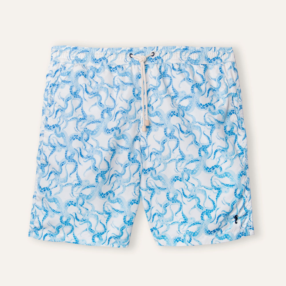 Swim Shorts Long Octopus Navy - Swimshorts_Man - K A M P O S
