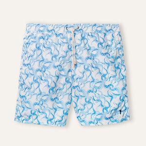Swim Shorts Long Octopus Navy - Swimshorts_Man - K A M P O S