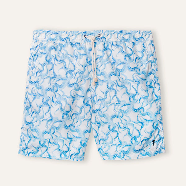 Swim Shorts Long Octopus Navy - Swimshorts_Man - K A M P O S