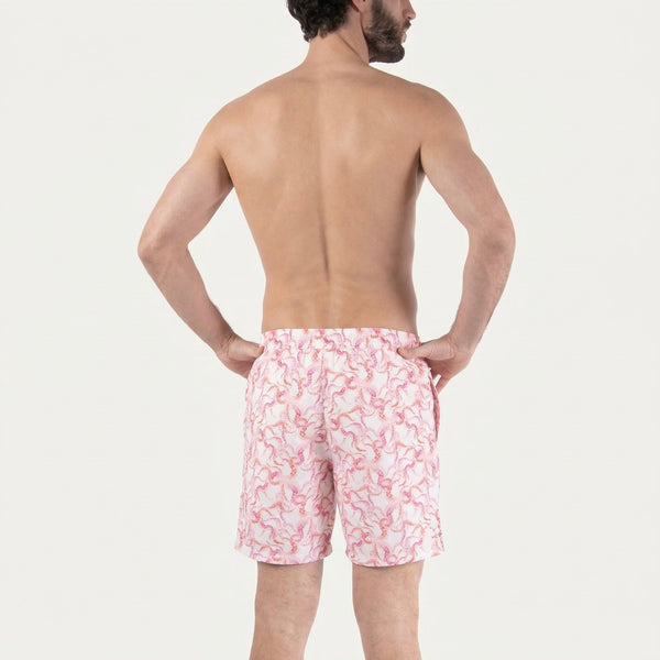 Swim Shorts Long Octopus Pink - Swimshorts_Man - K A M P O S