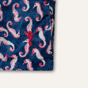 Swim Shorts Long Seahorse Navy - Swimshorts_Man - K A M P O S