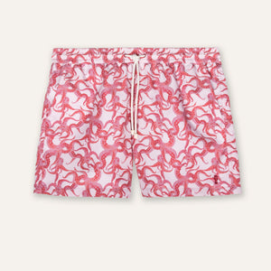 Swim Shorts Octopus Burgundy - Swimshorts_Man - K A M P O S