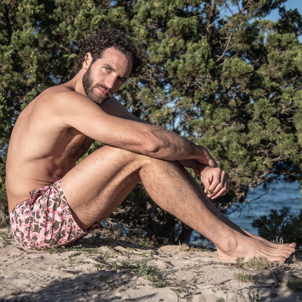 Swim Shorts Octopus Olive - Swimshorts_Man - K A M P O S