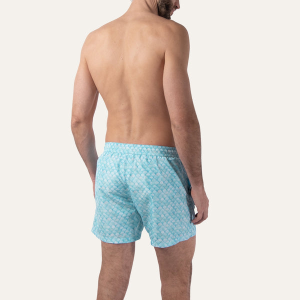 Swim Shorts Scales Emerald - Swimshorts_Man - K A M P O S