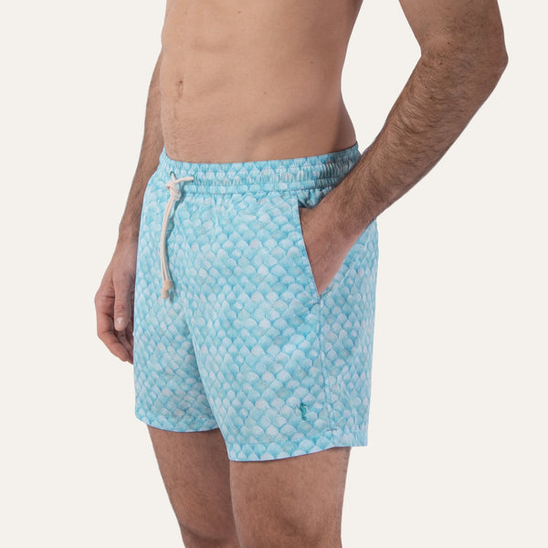Swim Shorts Scales Emerald - Swimshorts_Man - K A M P O S