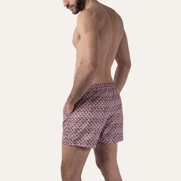 Swim Shorts Scales Olive - Swimshorts_Man - K A M P O S
