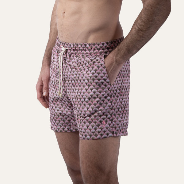 Swim Shorts Scales Olive - Swimshorts_Man - K A M P O S