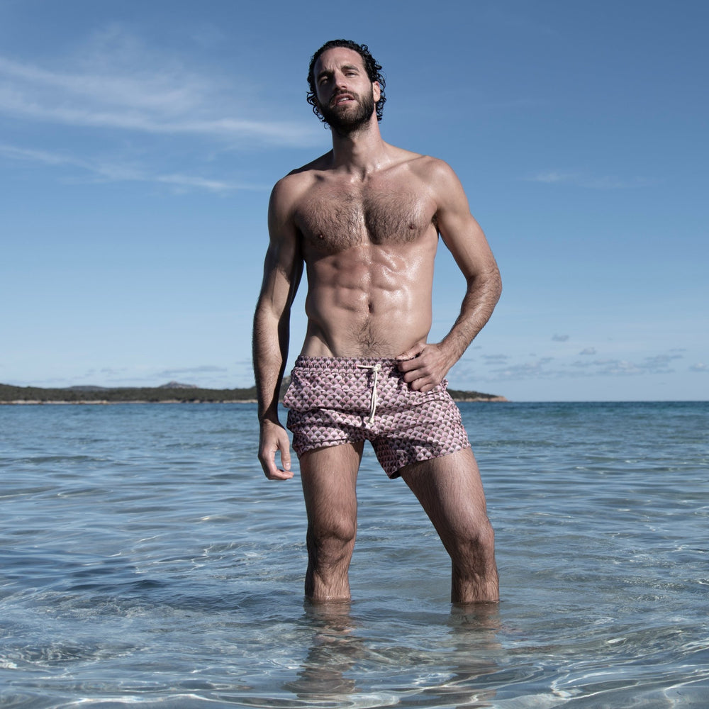 Swim Shorts Scales Olive - Swimshorts_Man - K A M P O S