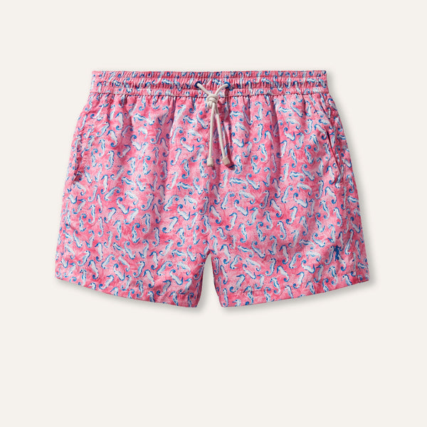 Swim Shorts Seahorse Pink - Swimshorts_Man - K A M P O S