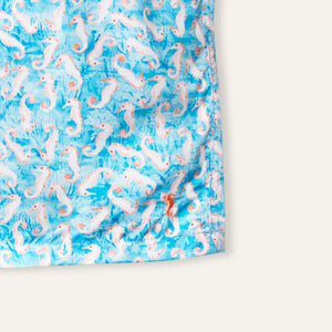 Swim Shorts Seahorse Turquoise - Swimshorts_Man - K A M P O S