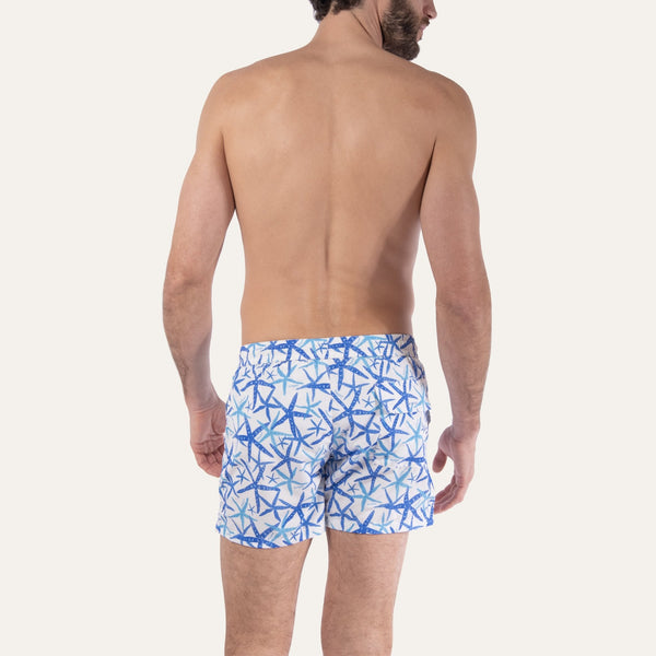 Swim Shorts Starfish White - Swimshorts_Man - K A M P O S