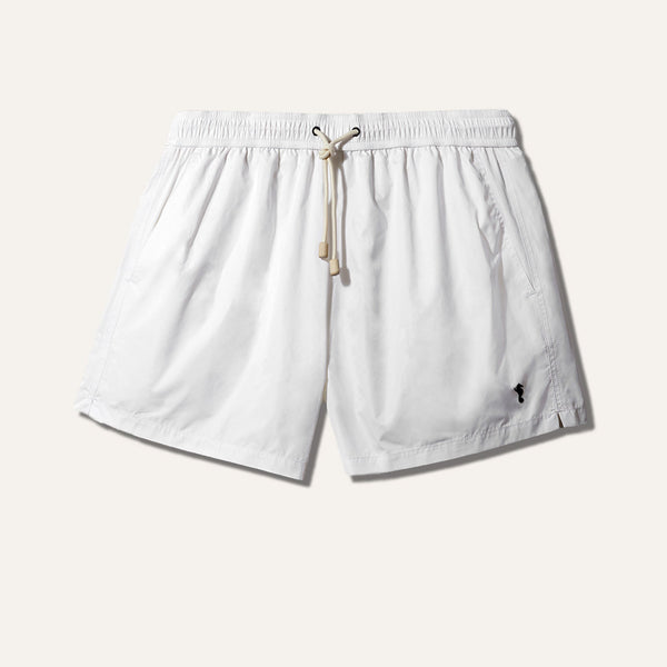 Swim Shorts White - K A M P O S