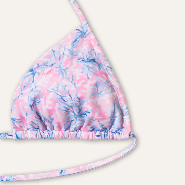 Tie - Side Bikini Coral Pink - Bikini_Woman - K A M P O S