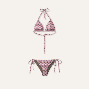 Tie - Side Bikini Scales Olive - Bikini_Woman - K A M P O S